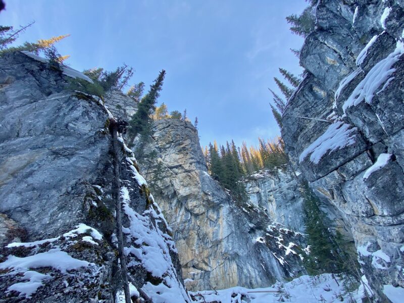 Pleckaitis Canyon, Alberta. Image © PlanetSKI